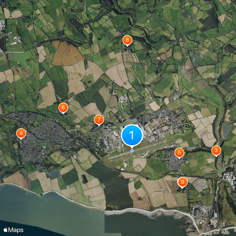 MOD St Athan Map