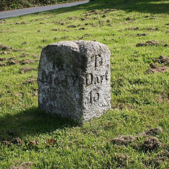 Milestone At Junction Circa 150 Metres South Of California Cross