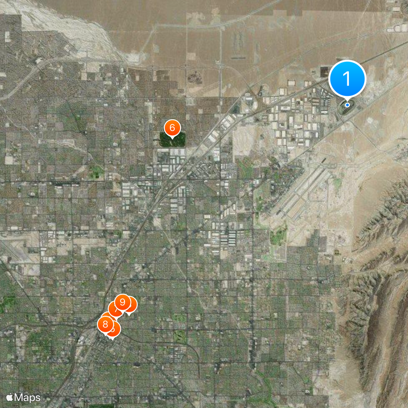 Las Vegas Motor Speedway Mapa