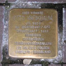 Stolperstein dedicated to Otto Kreikbaum