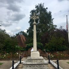 War Memorial Cross and Wall Plaque