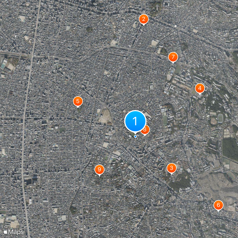 Chukyo University Senior High School Map