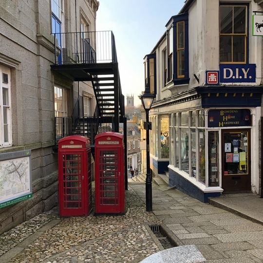 Two K6 Telephone Kiosks Adjacent To Guildhall