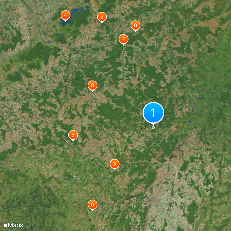Langres Plateau Map