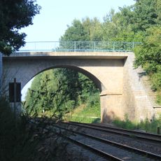 Straßenbrücke über die Bahnstrecke Görlitz–Dresden K 115, km 1,670 zwischen Gaußig und Zockau