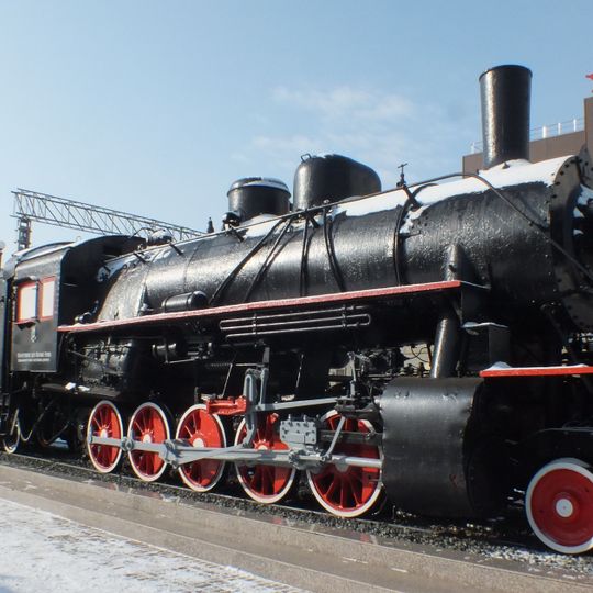 Еа-3306 steam locomotive in Vladivostok