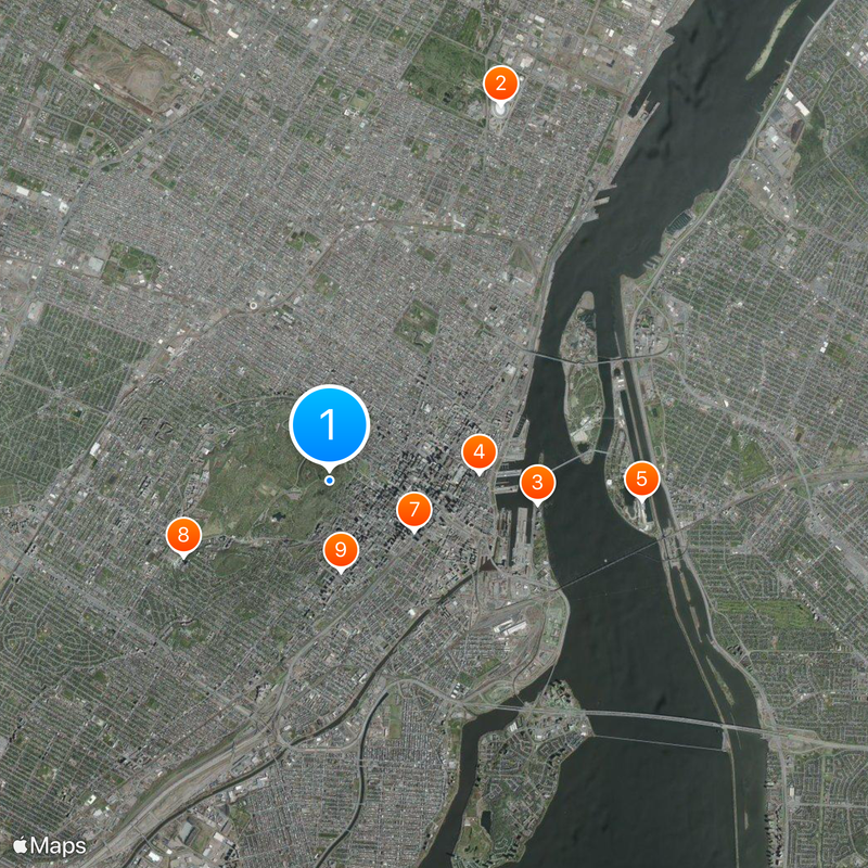 Montreal Mapa