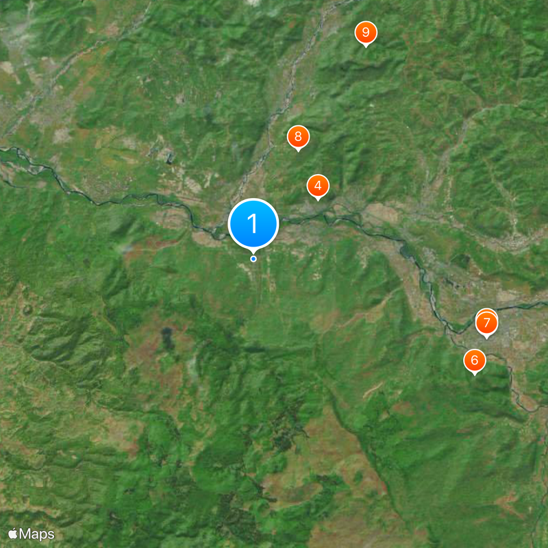 Merry Cemetery Kaart