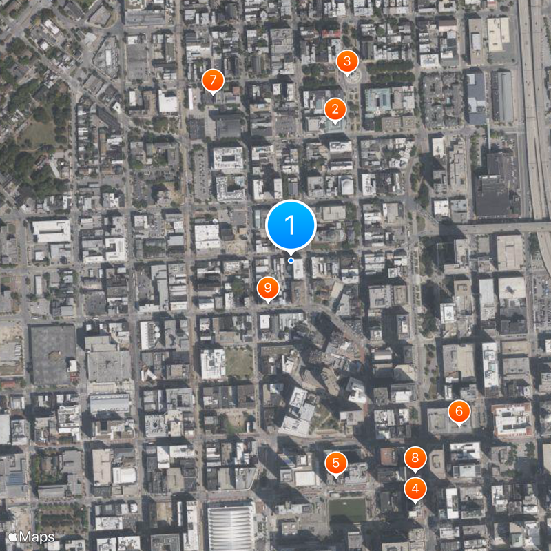 Roman Catholic Archdiocese of Baltimore Map