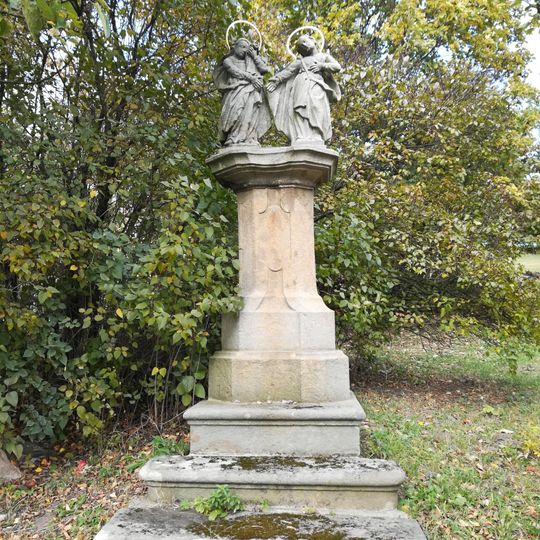 Sousoší Loučení Krista s Pannou Marií