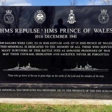 National Memorial Arboretum, HMS Prince of Wales and HMS Repulse Memorial