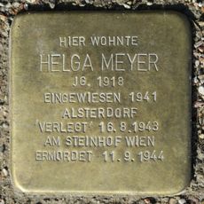 Stolperstein en memoria de Helga Meyer