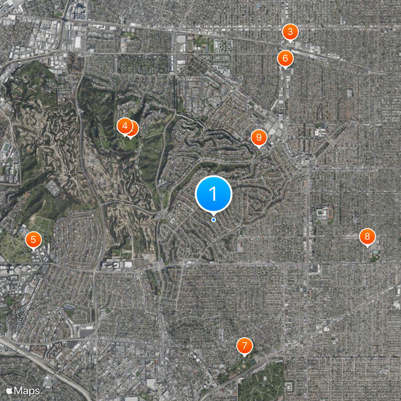 View Park−Windsor Hills Map