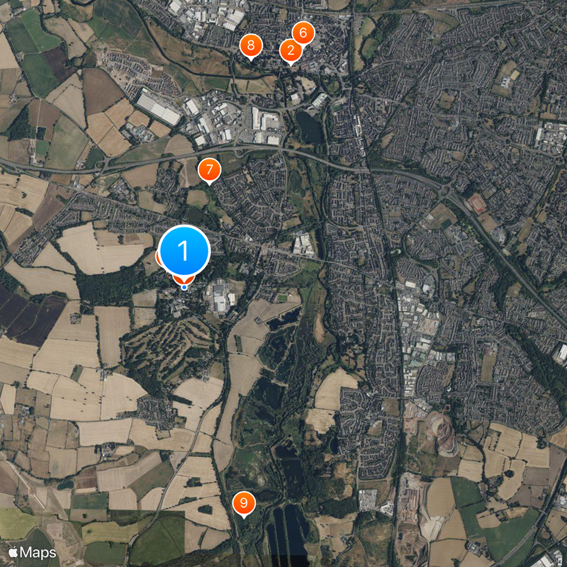 Drayton Manor Theme Park Mapa