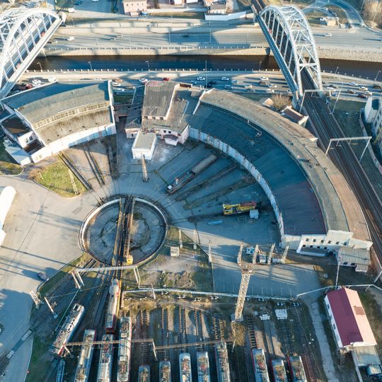 Веерное паровозное депо Николаевской железной дороги