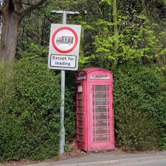 K6 Telephone Kiosk At Junction With Southport Road