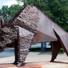 Bison Sculpture