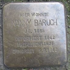Stolperstein en memoria de Nanny Baruch
