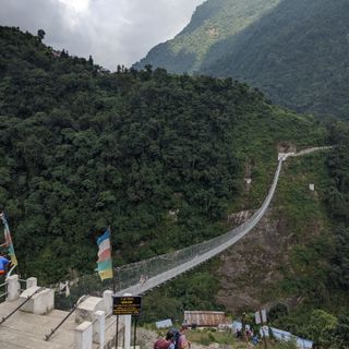 Jhinu Danda suspension bridge