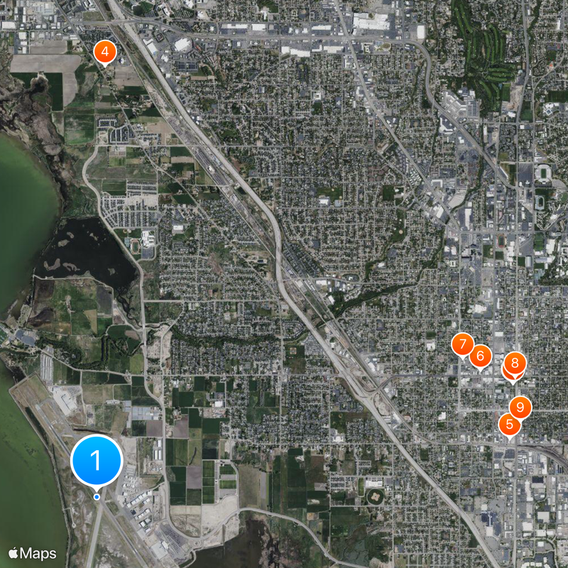 Provo Municipal Airport Map
