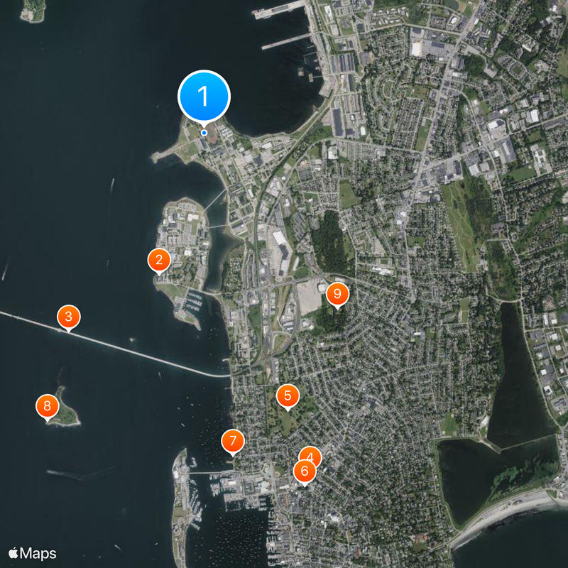 Officer Candidate School Map