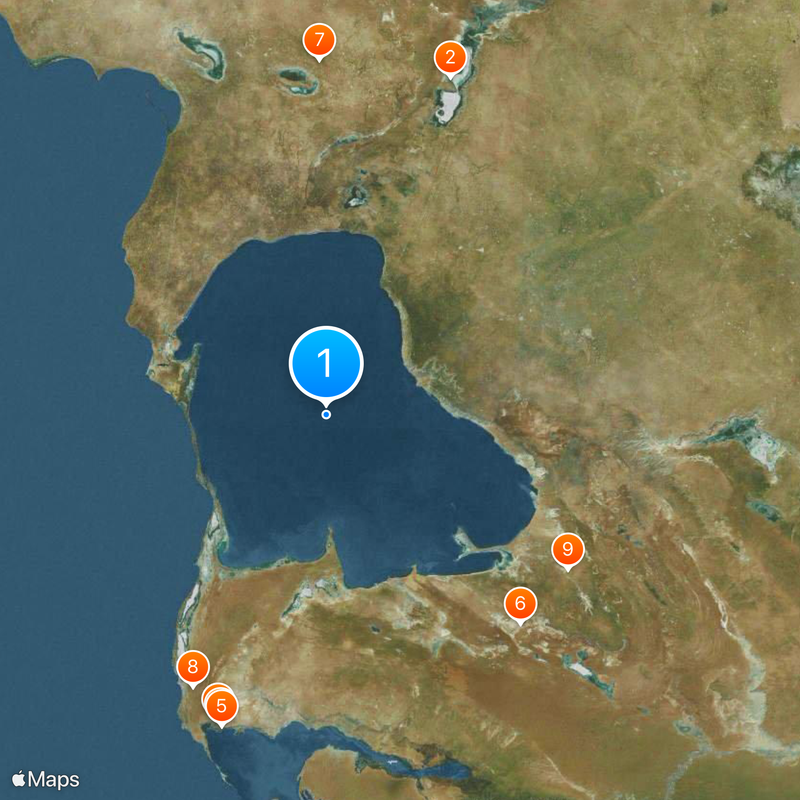 Garabogazköl Map