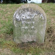 Milestone, Golborne; opp. No. 32 Bridge Street