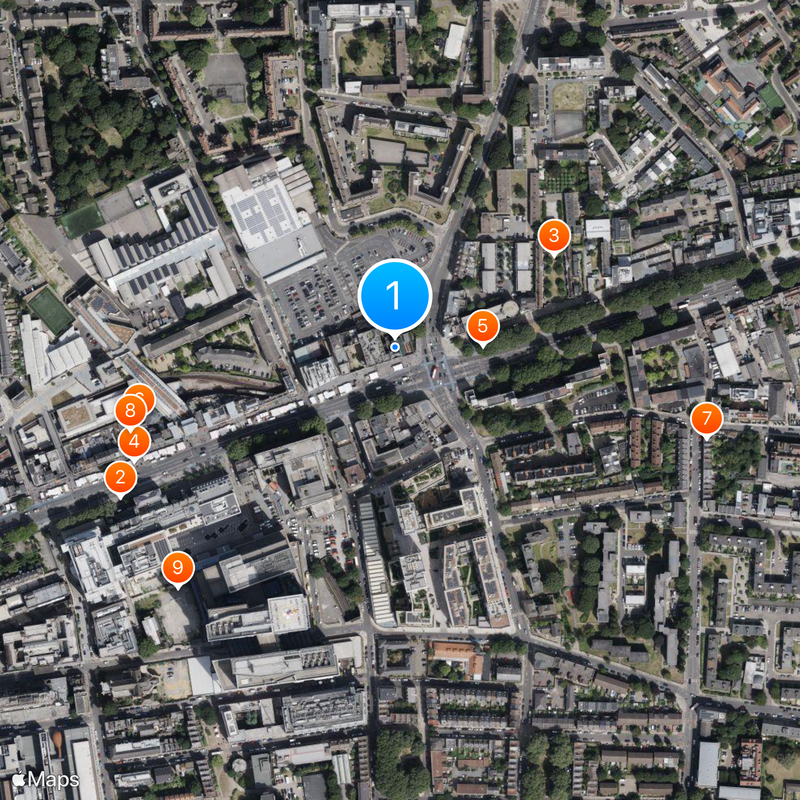 The Blind Beggar Map