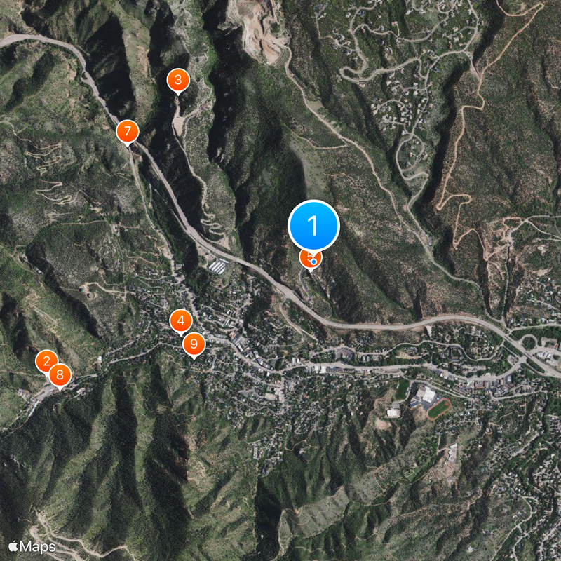 Manitou Cliff Dwellings Mappa