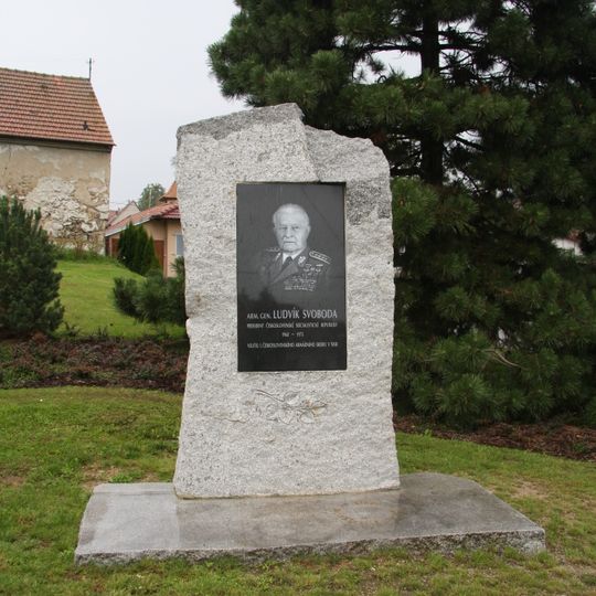 Ludvík Svoboda memorial in Třebíč