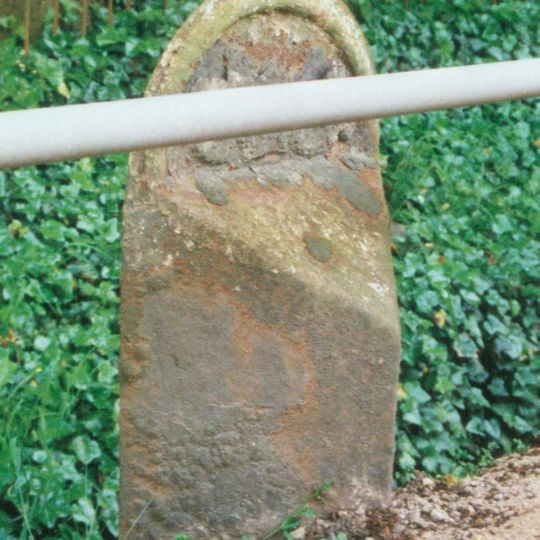 Milepost, Thame Road; opp. Oakley Church