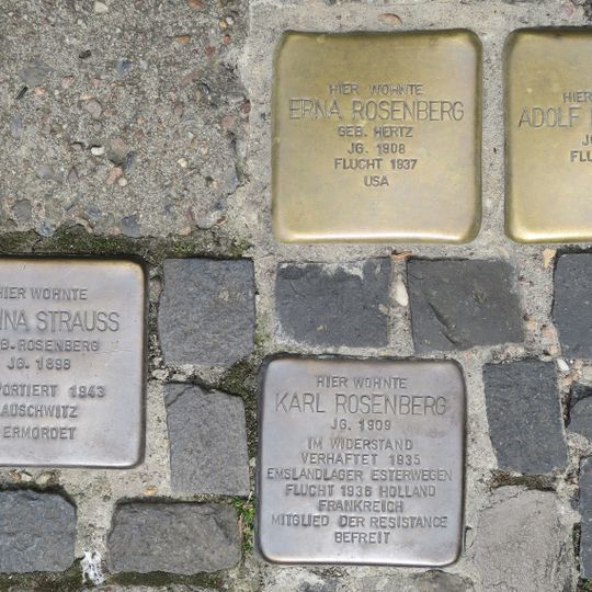 Stolperstein en memoria de Johanna Weinberg