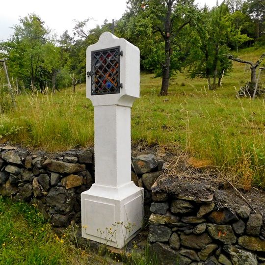 Deváté zastavení křížové cesty u Valče