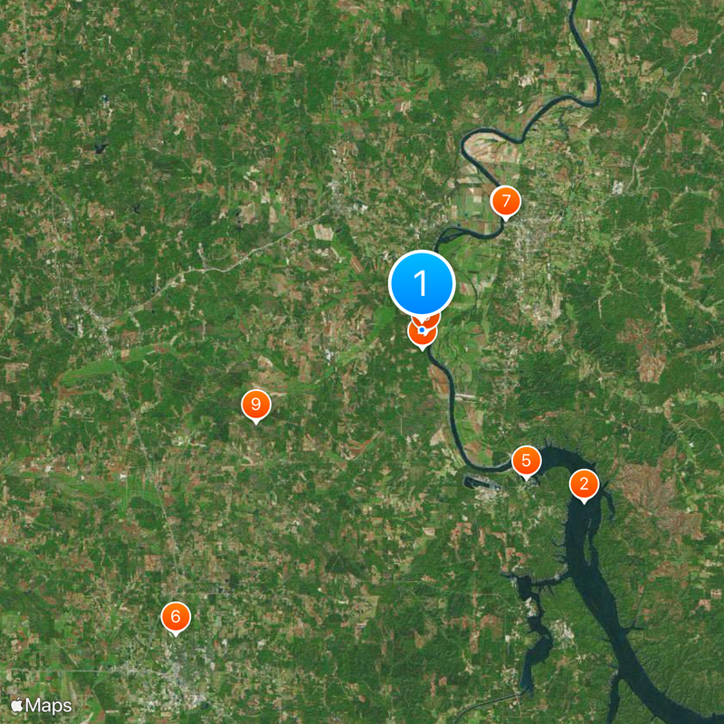 Shiloh National Military Park Map