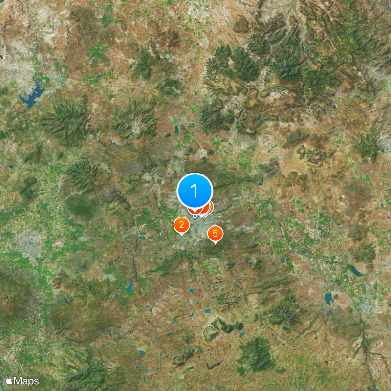 Cerro de las Campanas Map