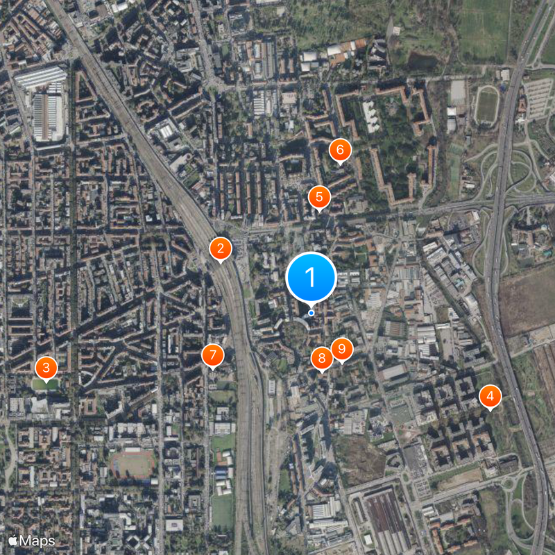 Lambrate Map