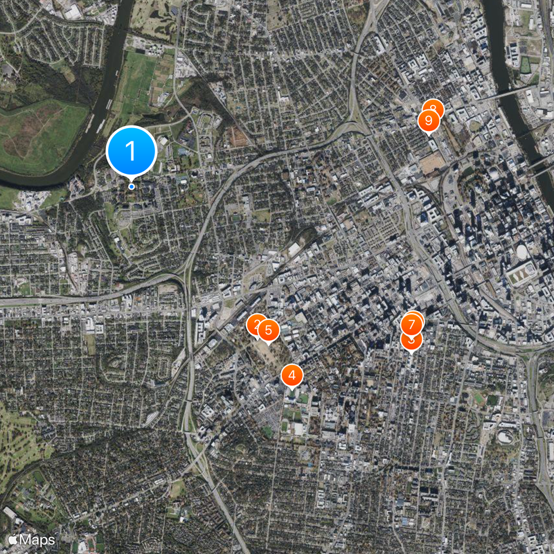 Tennessee State University Map
