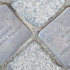 Stolperstein à la mémoire de Carl Richard Brauer