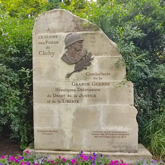 Monument aux morts de la Première Guerre mondiale de Clichy