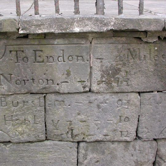 Milestone, Ash Almshouses, Broad Street