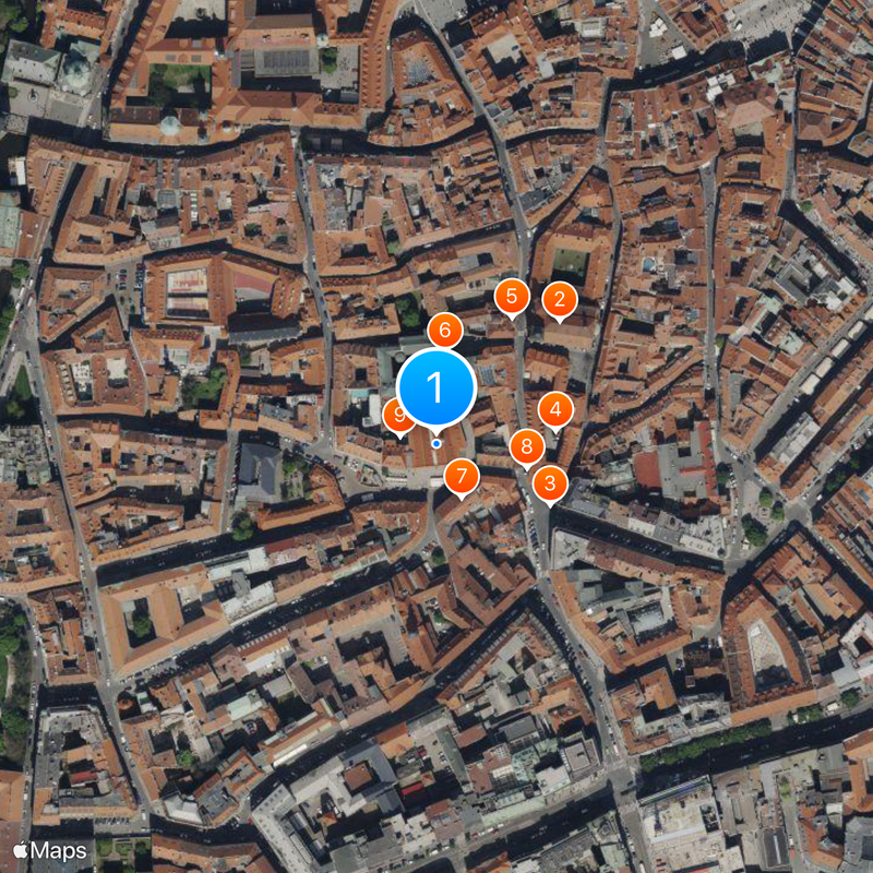 Cappella di Betlemme Mappa