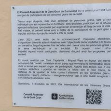 Trentè aniversari del Consell Assesor de la Gent Gran de Barcelona