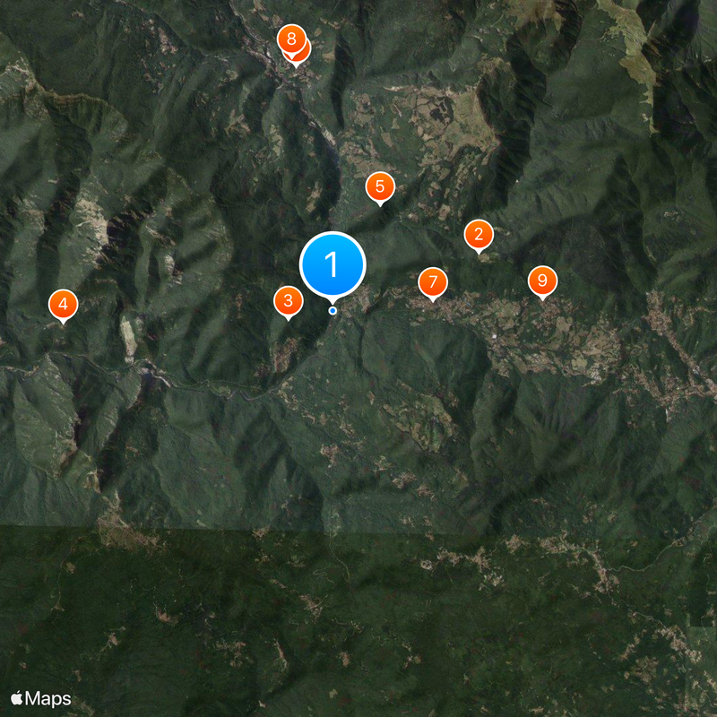 Ponte sospeso di San Marcello Piteglio Map