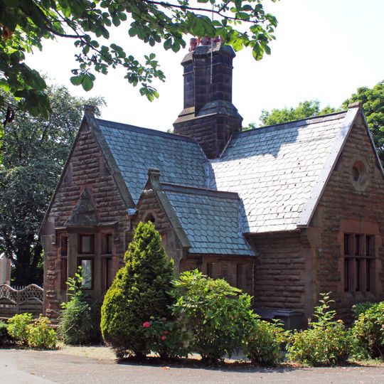 Lodge approximately 250 metres to north west of Hinderton Hall