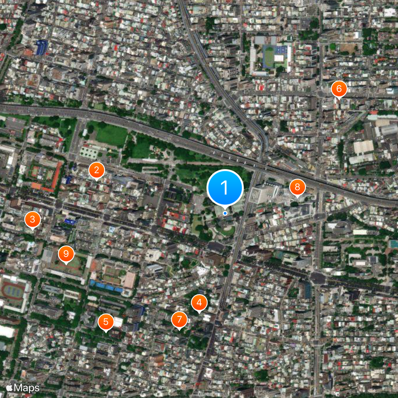 Huashan 1914 Creative Park Map