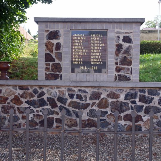 World War I memorial in Velké Přílepy