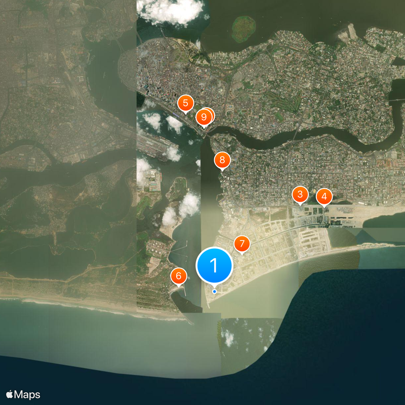 Eko Atlantic Map