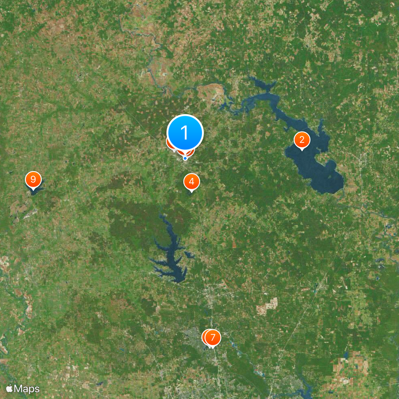 Sam Houston State University Map