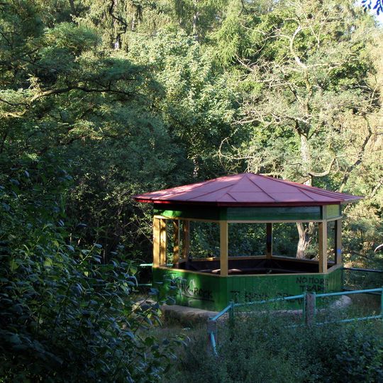 Wooden pavilion Lísčí