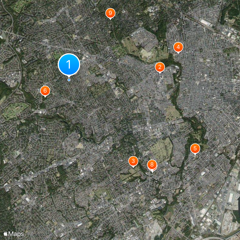 Upper Darby Township Mapa